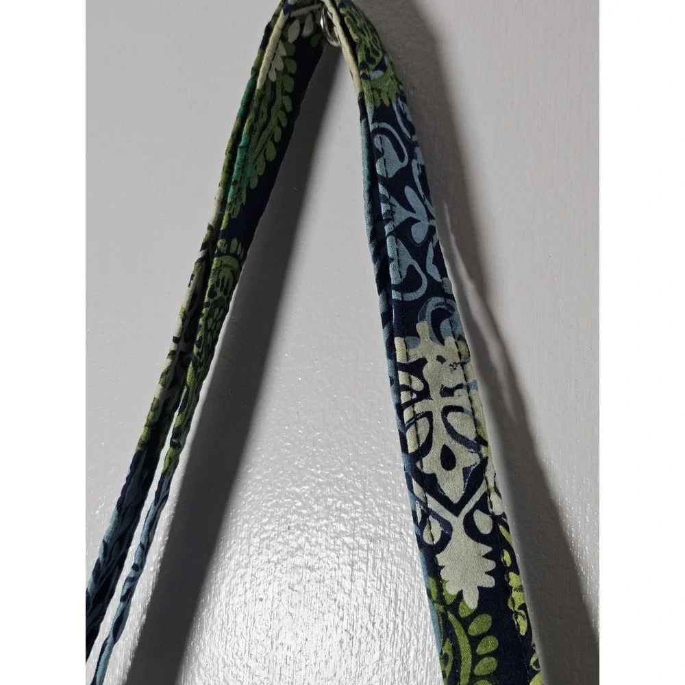 Vera Bradley Caribbean Sea Triple Zip Hipster Paisley Crossbody Shoulder Bag